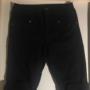 Black high waisted jeans